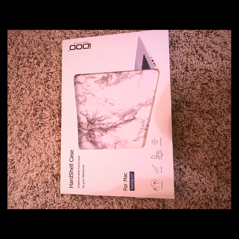 Mac Book Case Retina 13 inch White Marble
